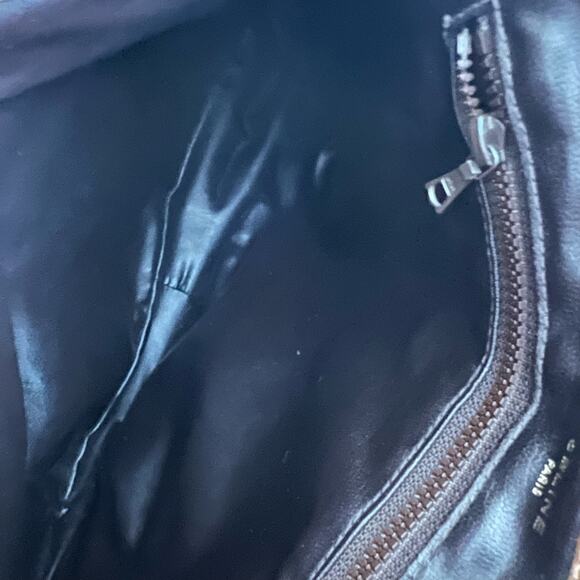 Vintage CELINE Macadam Coated Canvas and Leather Shoulder Bag - Picture 7 of 13